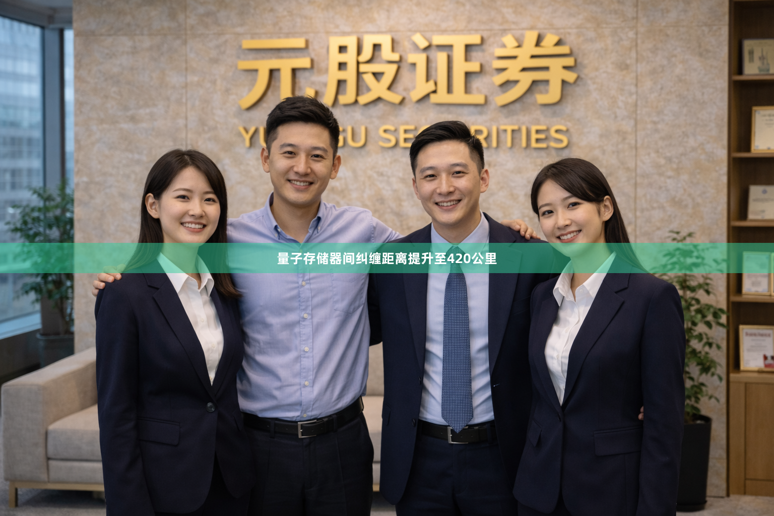 量子存储器间纠缠距离提升至420公里