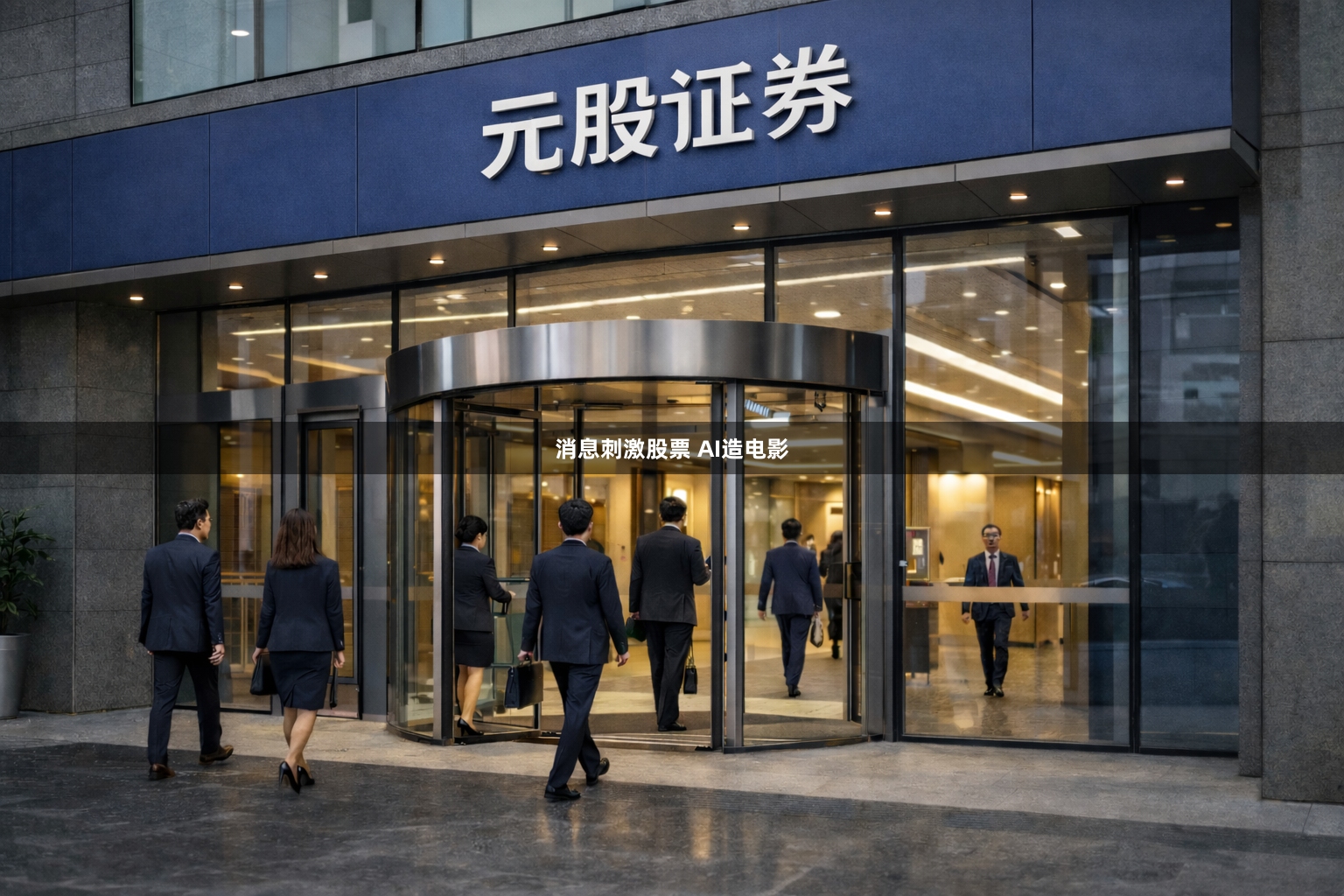 消息刺激股票 AI造电影